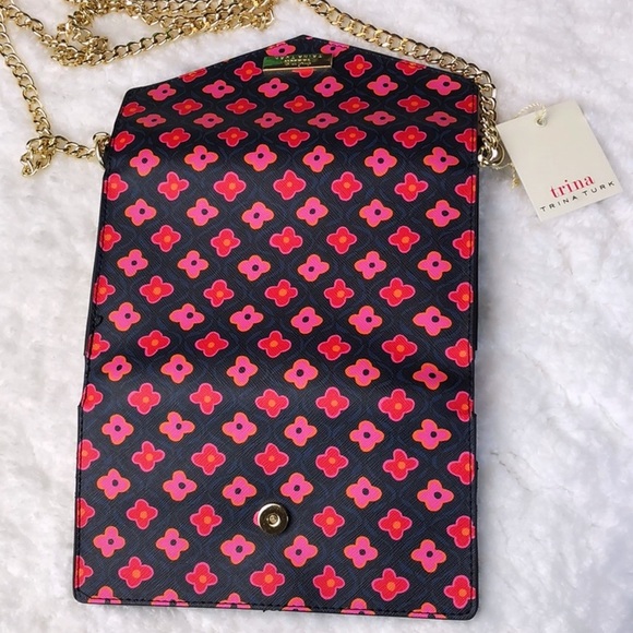 Trina Turk Pretty Flower Mini Phone-Case Crossbody - Picture 11 of 14